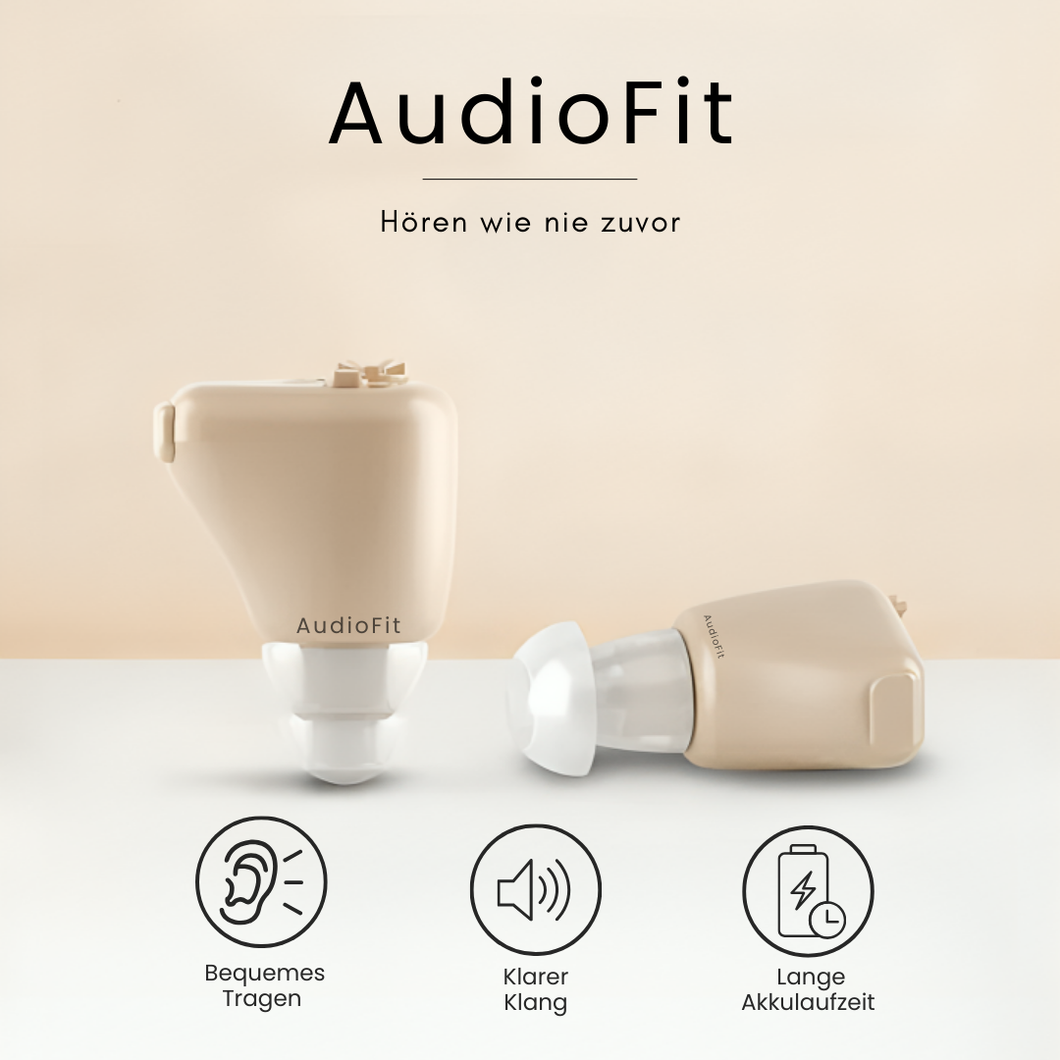 AudioFit Hörgerät - das erste kabellose Hörgerät unter 100€